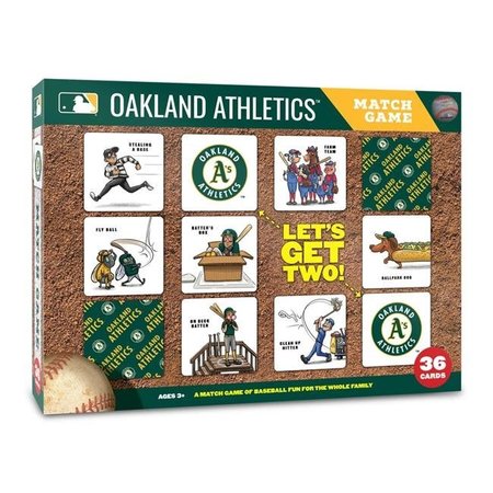 YOUTHEFAN YouTheFan 2500829 MLB Oakland Athletics Licensed Memory Match Game 2500829